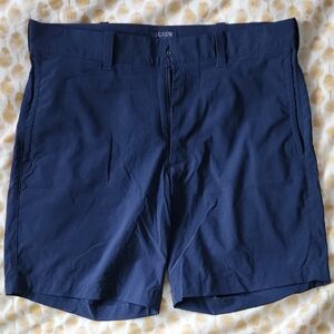 J. Crew Blue 7" Tech Shorts